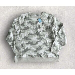MIGHTY FINE Women's Ghost Camo Halloween Print Sweatshirt Sz XL NEW NWT